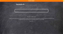Desktop Screenshot of lasermacher.de